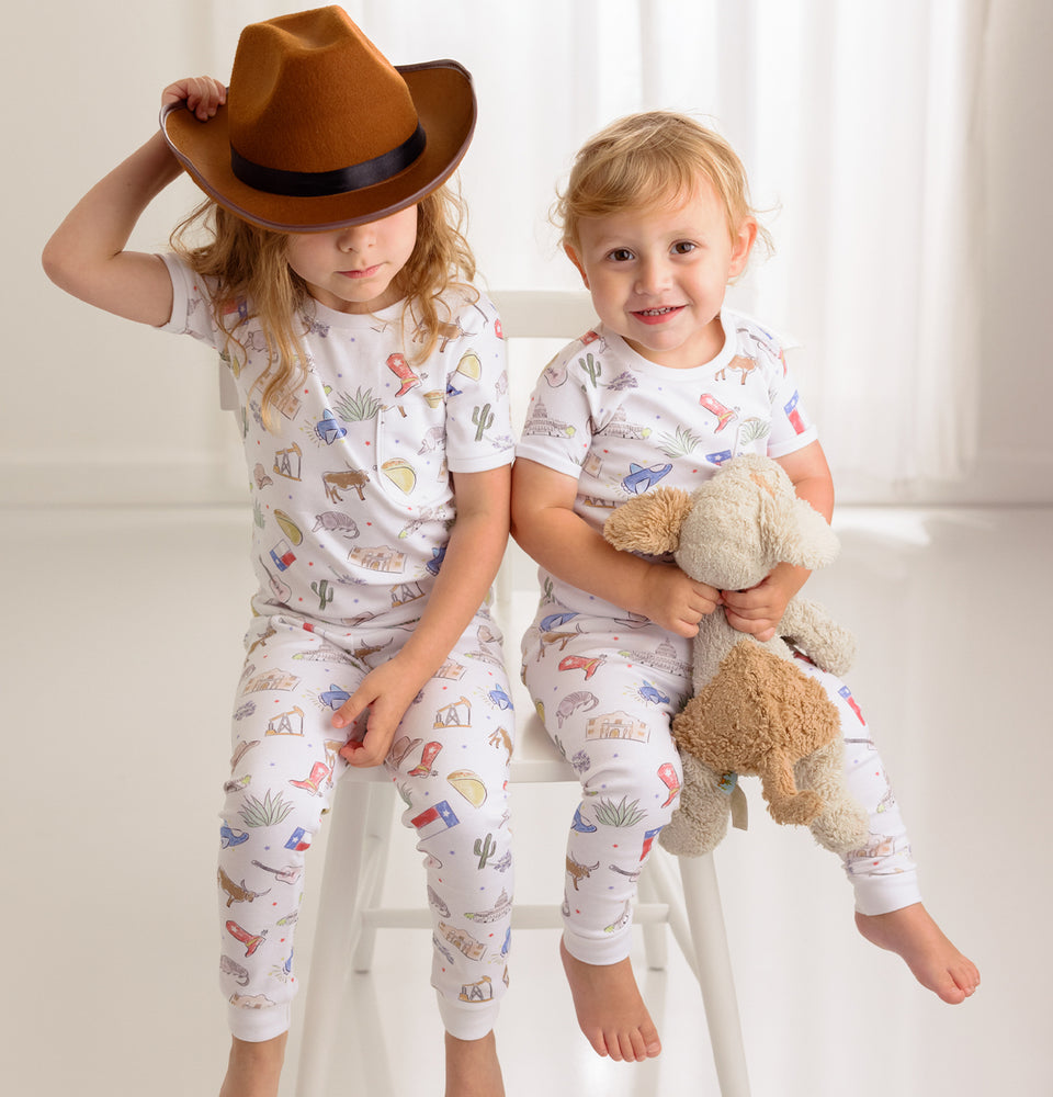 Texas Kids Organic Cotton Pajamas - Select Size