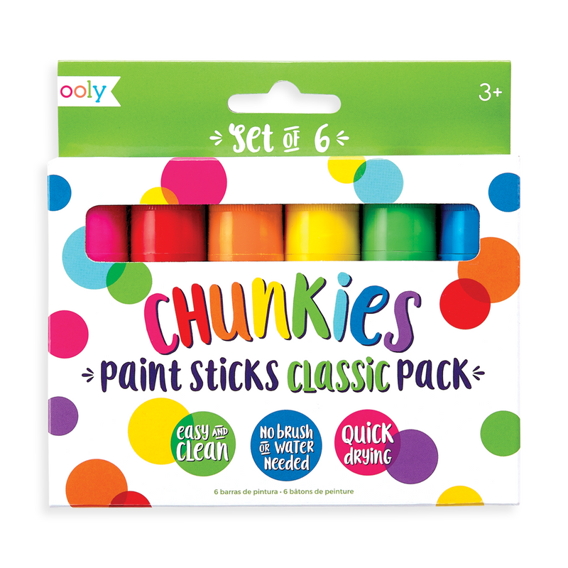 Chunkies Classic Paint Sticks - Set of 6