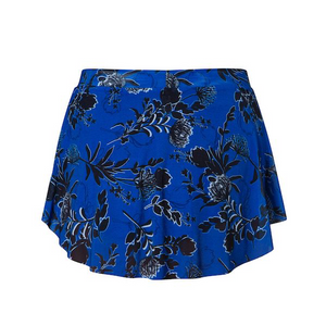 Natalia Azure Floral Ladies Dance Skirt - Select Size