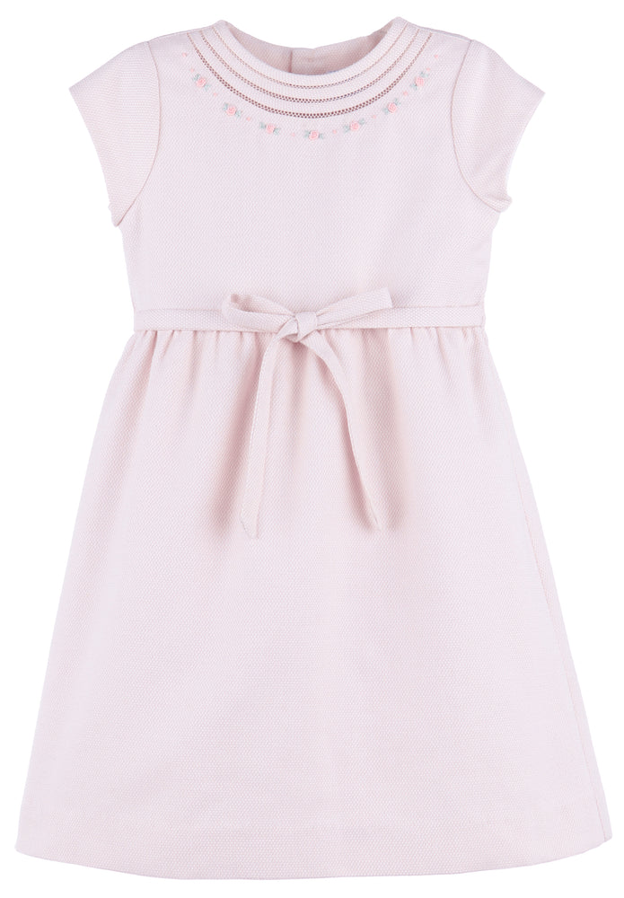 Embroidered Pink Randalls Dress - Select Size