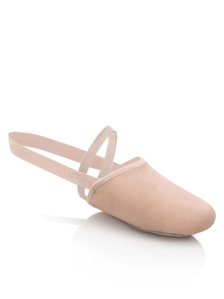 H062 Nude Leather Pirouette II Half Sole Shoe - Select Size