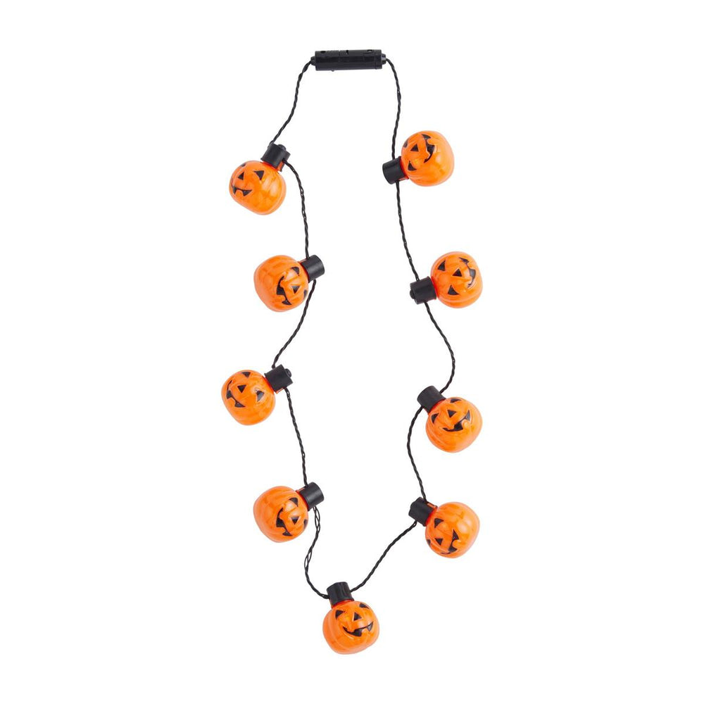 Light Up Jack-o-Lantern Accessories - Choose Headband, Necklace Or Bracelet