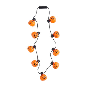 Light Up Jack-o-Lantern Accessories - Choose Headband, Necklace Or Bracelet