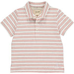 Flagstaff Pink & White Stripe Boys Polo - Select Size