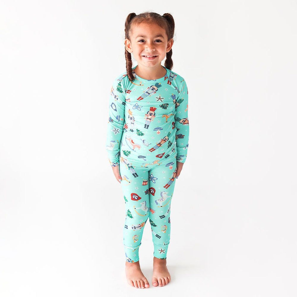 Fritz Long Sleeve Pajama Set- Posh Peanut - Select Size