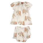 Tutu Elephant Bamboo Dress & Bloomer Set - Select Size