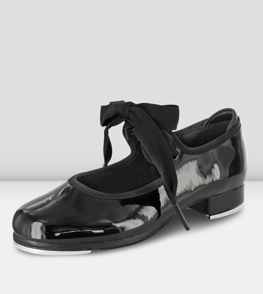 S0350G - Black Patent - Girls Annie Tyette Tap Shoe - Select Sizes