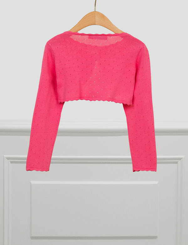 Delicate Bubblegum Knit Cardigan - Select Size