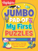 Jumbo Pad Of My First Puzzles by Highlights