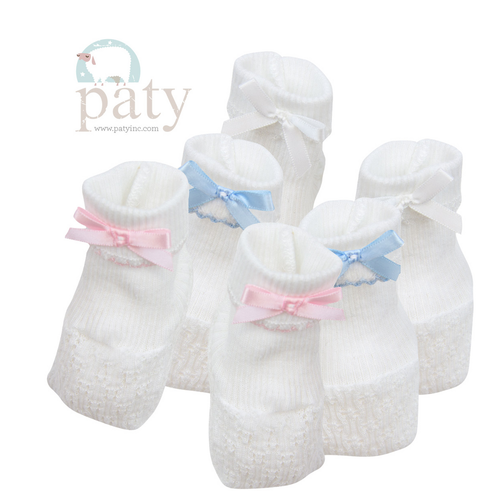 Paty Booties  - White with Trim - Select Color