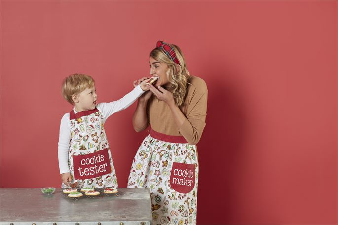 Mom & Me Christmas Cookie Apron Set