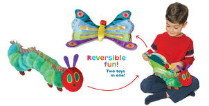Very Hungry Caterpillar and Butterfly Plush Reversible Plush Toy