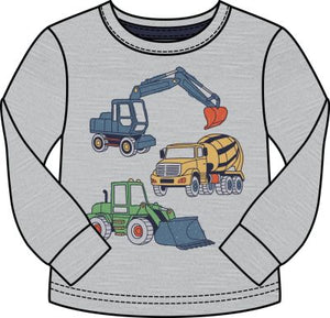 
            
                Load image into Gallery viewer, Construction Vehicle Stack Infant Boys Long Sleeve Top &amp;amp; Pant Set - Select Size
            
        