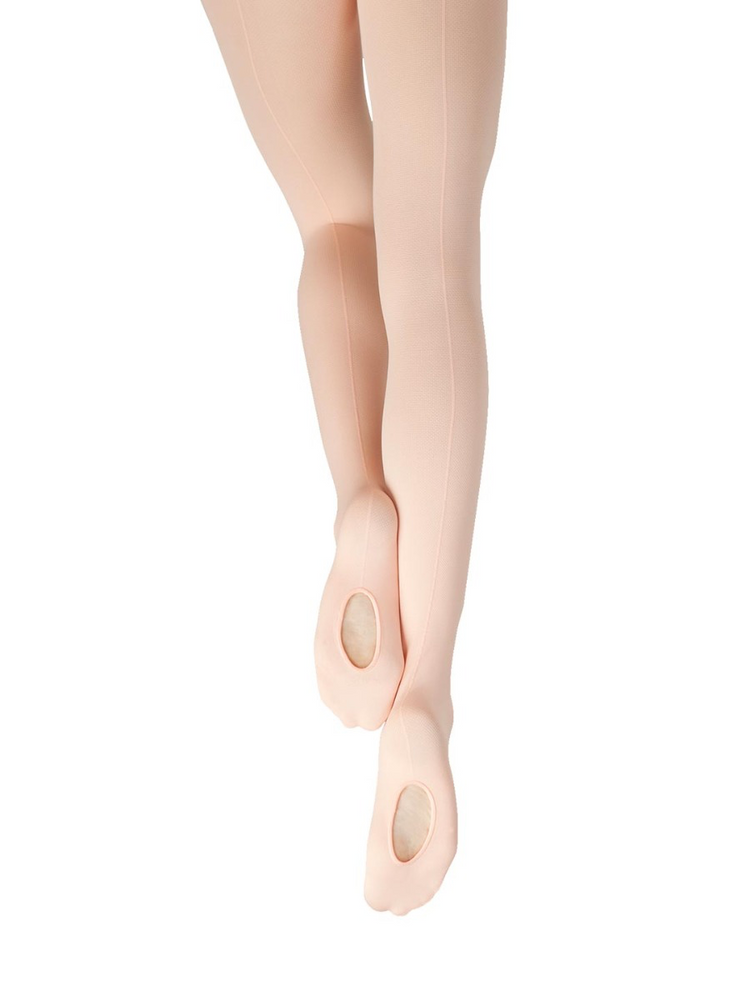 
            
                Load image into Gallery viewer, 9C Children’s Classical Pink Professional Mesh Transition Tights With Seams  - One Size
            
        