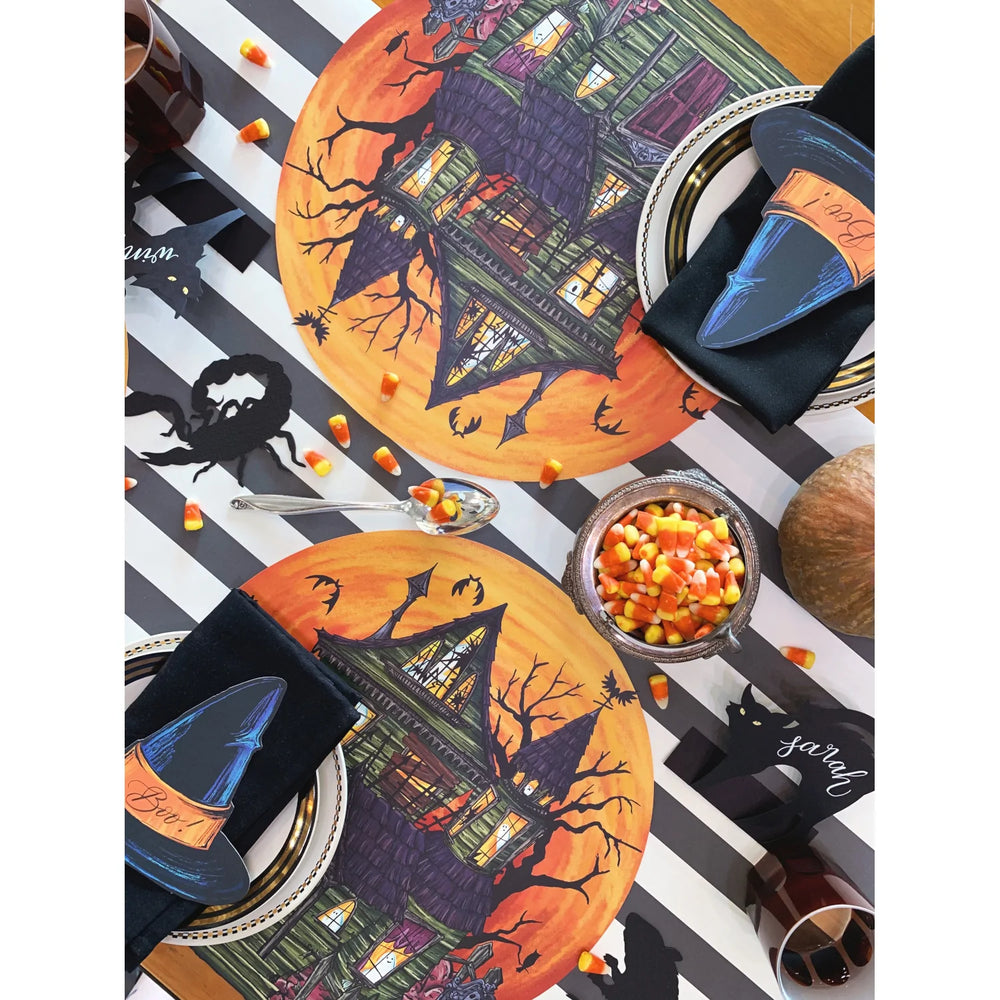 Die-Cut Haunted House Placemat