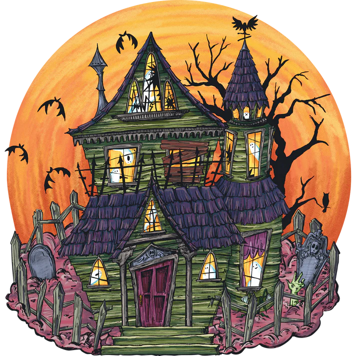 Die-Cut Haunted House Placemat