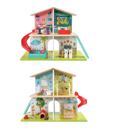 Rock & Slide Musical Dollhouse