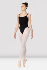 LB5214 - Ladies Franca Ruched Bodice Camisole Leotard (Black) - Select Size