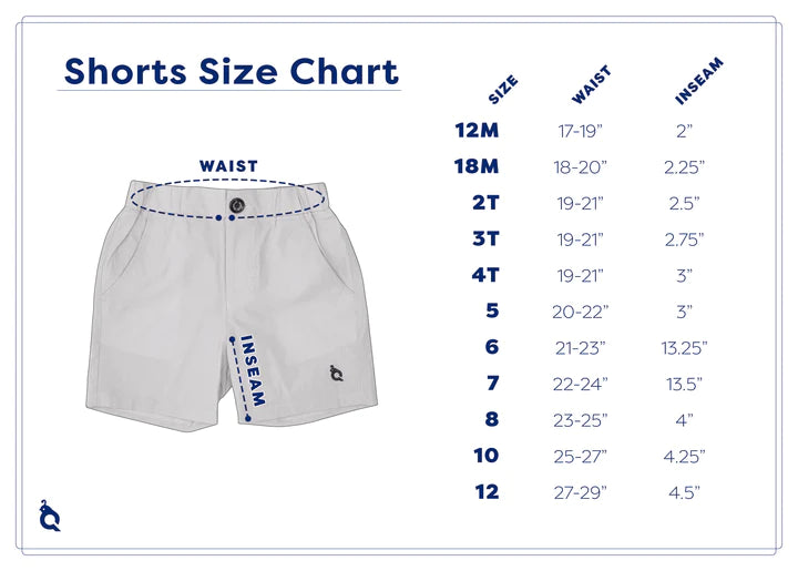 Navy Blue Shorts - Select Size