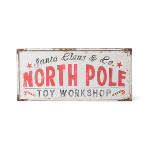 Toy Workshop Iron Plaque