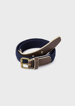 Navy Elastic Boy Belt - Select Size