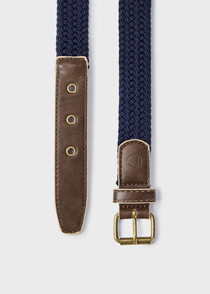 
            
                Load image into Gallery viewer, Navy Elastic Boy Belt - Select Size
            
        