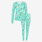 Fritz - Women’s Long Sleeve Sleepwear Set - Posh Peanut - Select Size