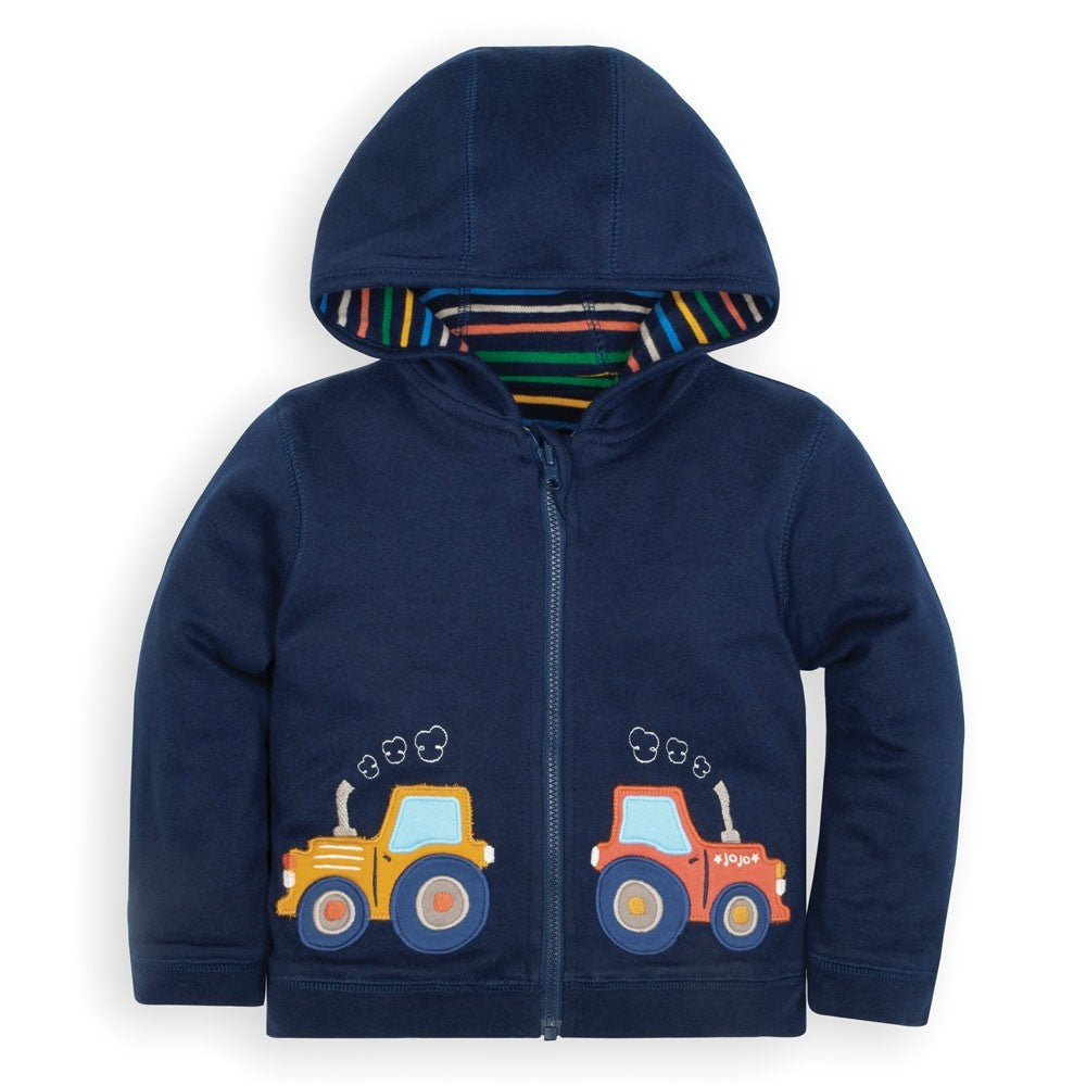 Tractor Reversible Hoodie - Navy - Select Size