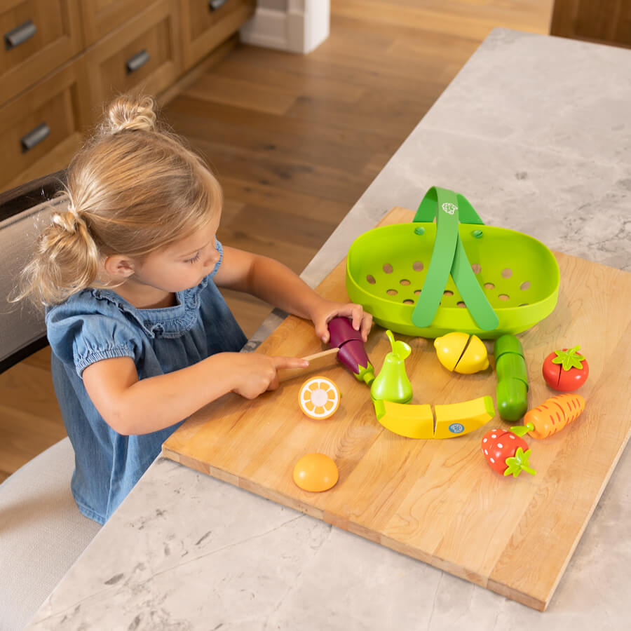 Pretendables Fruit & Veggie Basket Set