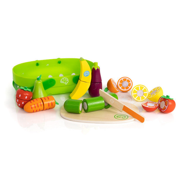 Pretendables Fruit & Veggie Basket Set