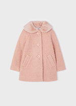 Rose Shearling Girls’ Coat - Select Size