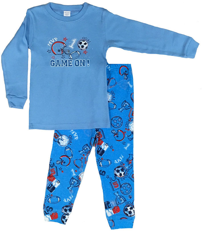 Game On Sports Print Pajamas - Select Size