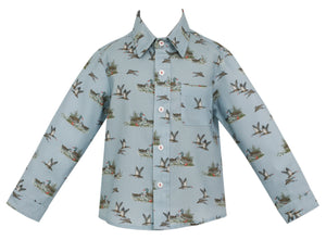 
            
                Load image into Gallery viewer, Mallard Duck Button Down Long Sleeve Shirt - Select Size
            
        