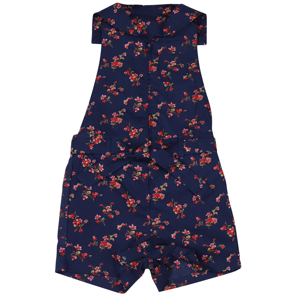 Floral Navy Zip Playsuit - Select Size