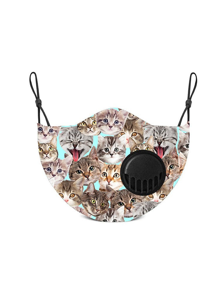 
            
                Load image into Gallery viewer, Kitty All Over Face Mask - Kids
            
        