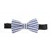 London Bridge Navy Blue Suspenders & Blue and White Seersucker Bow Tie Set