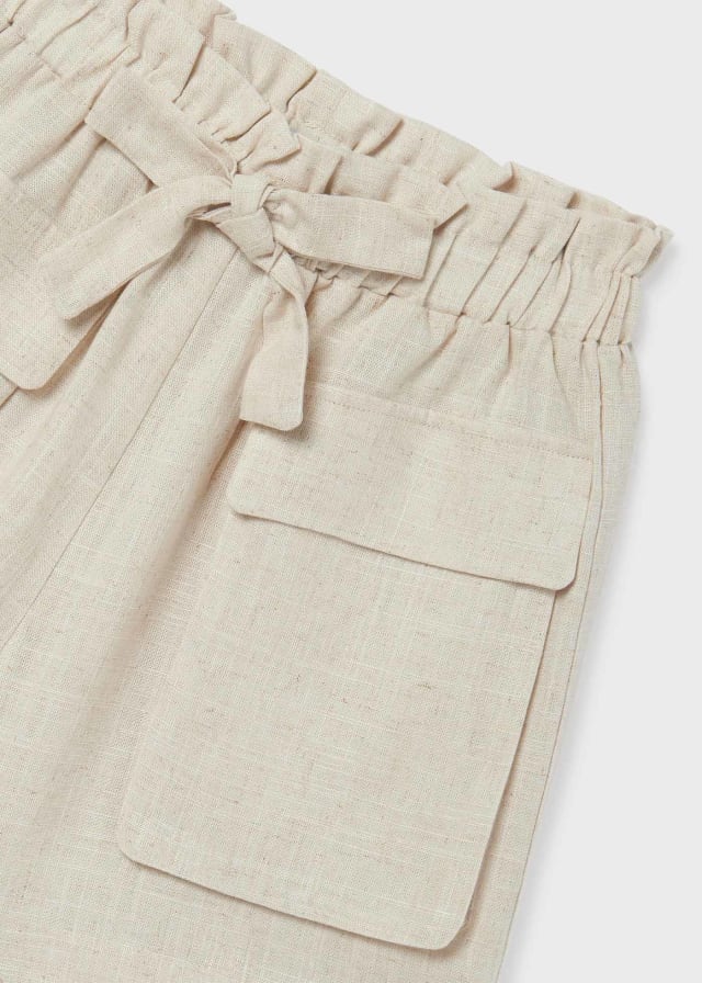 Linen Girls Shorts - Select Size