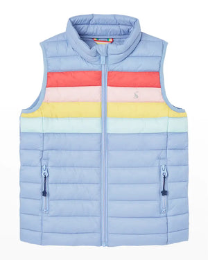 Joules Girl's Croft Striped Vest  - Select Size