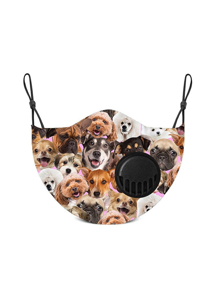 
            
                Load image into Gallery viewer, Puppy All Over Face Mask - Kids
            
        