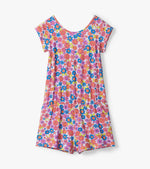 Retro Floral Romper - Select Size