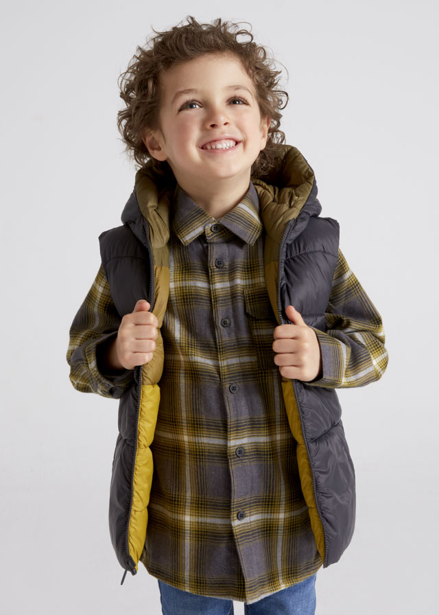 Moss Green Reversible Boy's Vest - Select Size