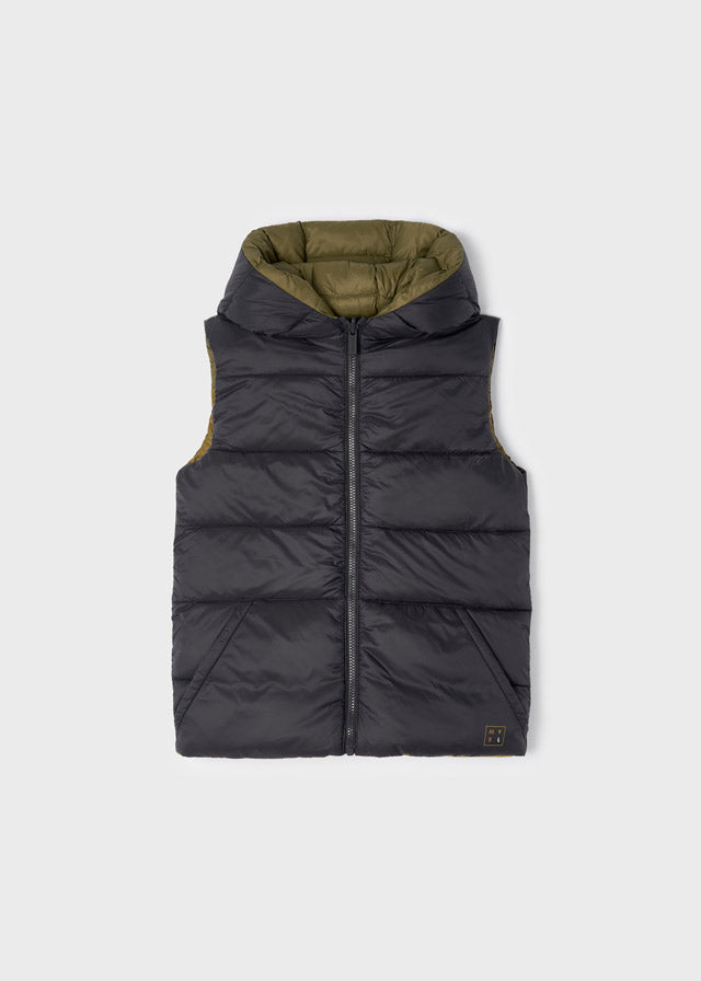 Moss Green Reversible Boy's Vest - Select Size