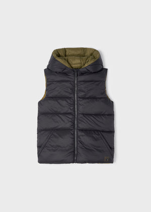 Moss Green Reversible Boy's Vest - Select Size