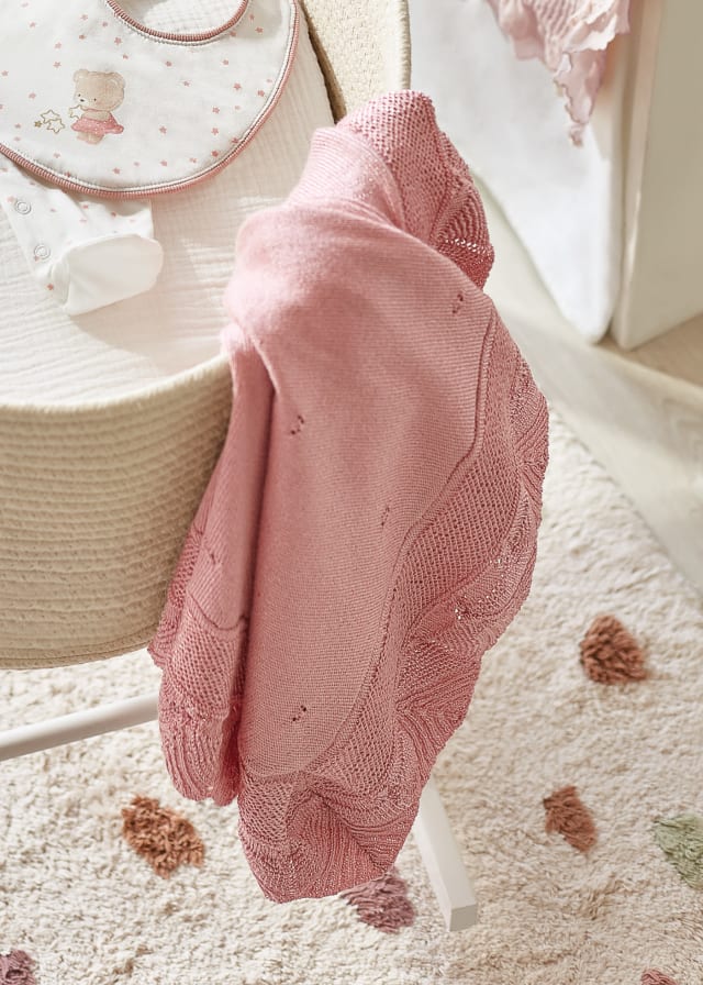Ruffled Baby Blanket - Select Color
