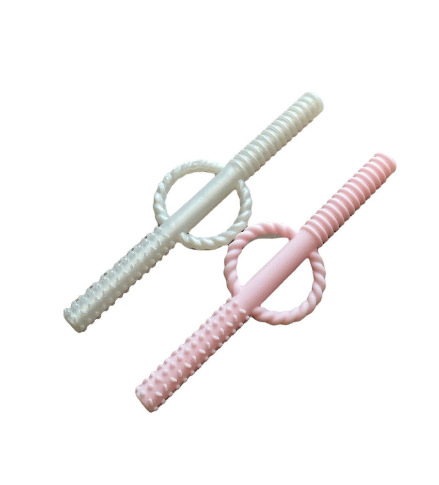 
            
                Load image into Gallery viewer, Teething Tube Teether Set - Select Color
            
        
