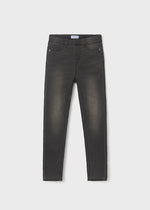 Grey Denim Super Skinny Fit Pants Girl - Select Size