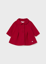 Wool Coat Girls (Red)  - Select Size